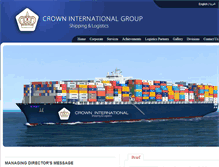 Tablet Screenshot of crownintlsa.com